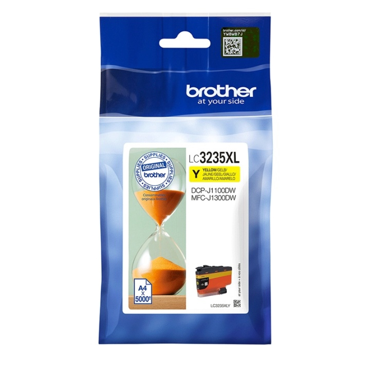 Brother LC-3235XLY bläckpatroner 1 styck Original Hög (XL) avkastning Gul i gruppen DATORER & KRINGUTRUSTNING / Skrivare & Tillbehör / Bläck & Toner / Bläckpatroner / Brother hos TP E-commerce Nordic AB (A14028)