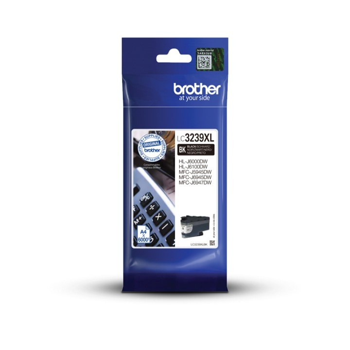 Brother LC-3239XLBK bläckpatroner 1 styck Original Hög (XL) avkastning Svart i gruppen DATORER & KRINGUTRUSTNING / Skrivare & Tillbehör / Bläck & Toner / Bläckpatroner / Brother hos TP E-commerce Nordic AB (A14029)