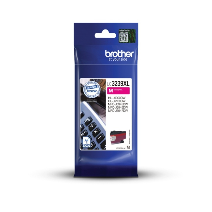 Brother LC-3239XLM bläckpatroner 1 styck Original Hög (XL) avkastning Magenta i gruppen DATORER & KRINGUTRUSTNING / Skrivare & Tillbehör / Bläck & Toner / Bläckpatroner / Brother hos TP E-commerce Nordic AB (A14031)