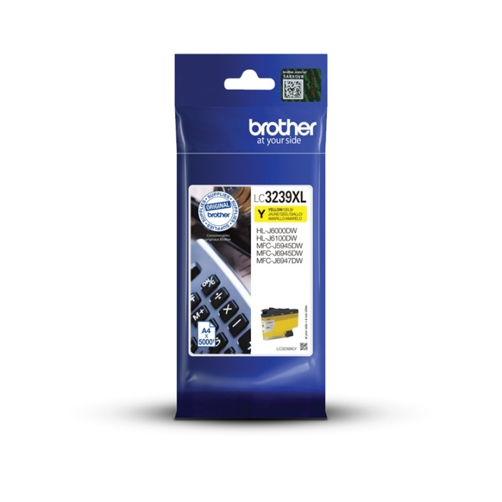 Brother LC-3239XLY bläckpatroner 1 styck Original Hög (XL) avkastning Gul i gruppen DATORER & KRINGUTRUSTNING / Skrivare & Tillbehör / Bläck & Toner / Bläckpatroner / Brother hos TP E-commerce Nordic AB (A14032)