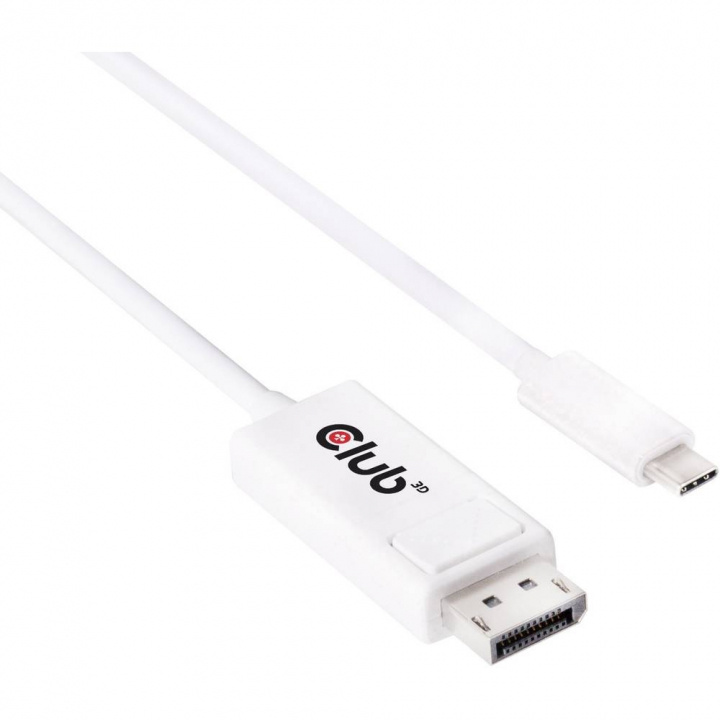 Club 3D USB 3.1 typ C-kabel till DisplayPort 1,2 m i gruppen DATORER & KRINGUTRUSTNING / Datorkablar / DisplayPort / Adaptrar hos TP E-commerce Nordic AB (A14280)