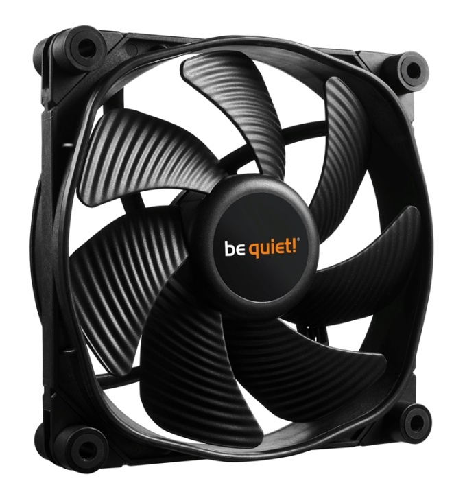 be quiet! SilentWings 3 PWM Fan 12 cm Svart i gruppen DATORER & KRINGUTRUSTNING / Datorkomponenter / Kylning / Chassifläktar hos TP E-commerce Nordic AB (A14387)