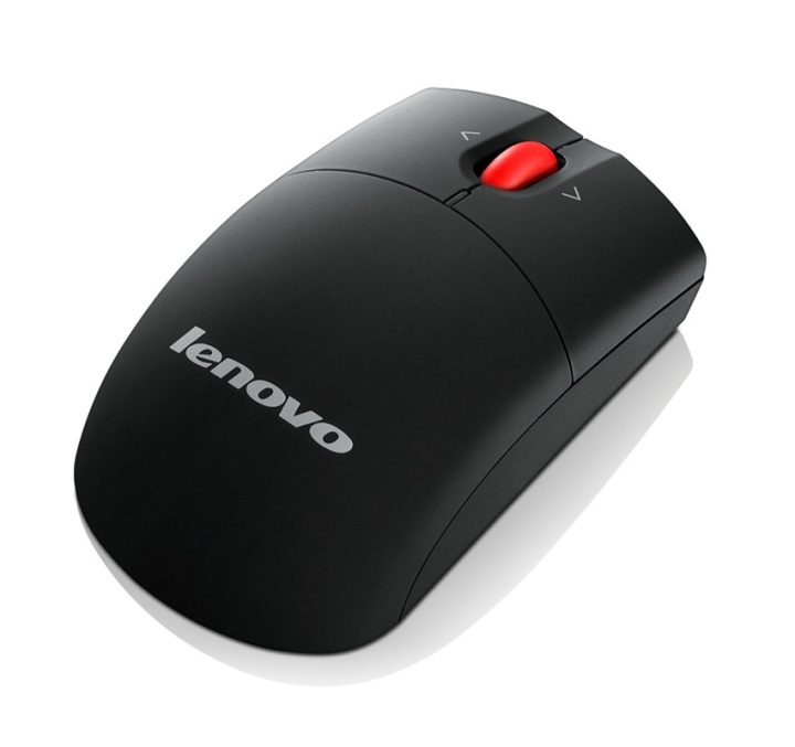 Lenovo Laser Wireless Mouse datormöss RF Trådlös 1600 DPI i gruppen DATORER & KRINGUTRUSTNING / Möss & Tangentbord / Möss / Trådlösa hos TP E-commerce Nordic AB (A14407)