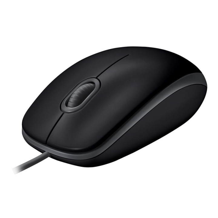 Logitech B110 datormöss Ambidextrous USB Type-A Optisk 1000 DPI i gruppen DATORER & KRINGUTRUSTNING / Möss & Tangentbord / Möss / Trådbundna hos TP E-commerce Nordic AB (A14412)