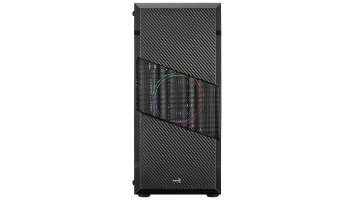 Aerocool Menace Saturn FRGB Midi Tower Svart i gruppen DATORER & KRINGUTRUSTNING / Datorkomponenter / Datorchassi hos TP E-commerce Nordic AB (A14496)