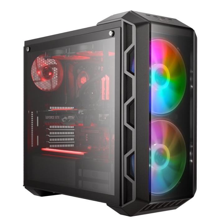 Cooler Master MasterCase H500 ARGB Midi Tower Grå i gruppen DATORER & KRINGUTRUSTNING / Datorkomponenter / Datorchassi hos TP E-commerce Nordic AB (A14529)