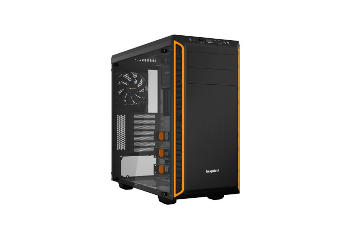 be quiet! Pure Base 600 Window Midi Tower Svart, Orange i gruppen DATORER & KRINGUTRUSTNING / Datorkomponenter / Datorchassi hos TP E-commerce Nordic AB (A14557)