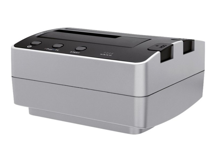 Freecom mDOCK Duplicator Svart, Silver i gruppen DATORER & KRINGUTRUSTNING / Datorkomponenter / Hårddiskar / Adaptrar & Tillbehör hos TP E-commerce Nordic AB (A14588)