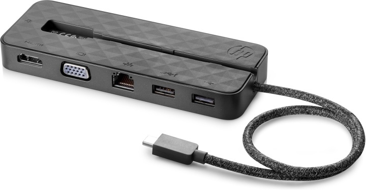 HP USB-C Mini Kabel USB 3.2 Gen 1 (3.1 Gen 1) Type-C Svart i gruppen DATORER & KRINGUTRUSTNING / Datortillbehör / USB-hubbar hos TP E-commerce Nordic AB (A14590)