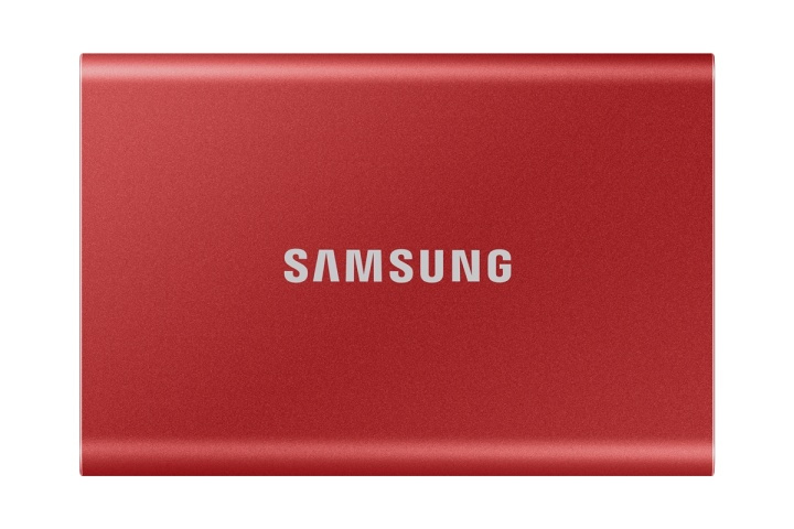 Samsung Portable SSD T7 500 GB Röd i gruppen DATORER & KRINGUTRUSTNING / Datorkomponenter / Hårddiskar / SSD hos TP E-commerce Nordic AB (A14723)