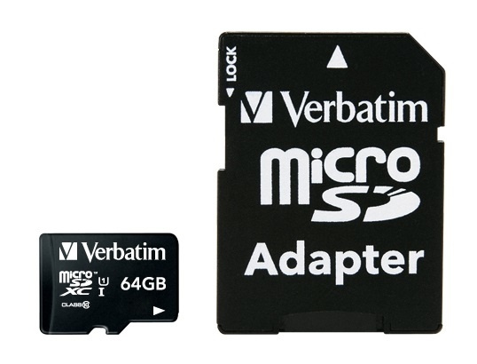 Verbatim Premium flashminne 64 GB MicroSDXC Klass 10 i gruppen HEMELEKTRONIK / Lagringsmedia / Minneskort / Micro SD/HC/XC hos TP E-commerce Nordic AB (A14736)