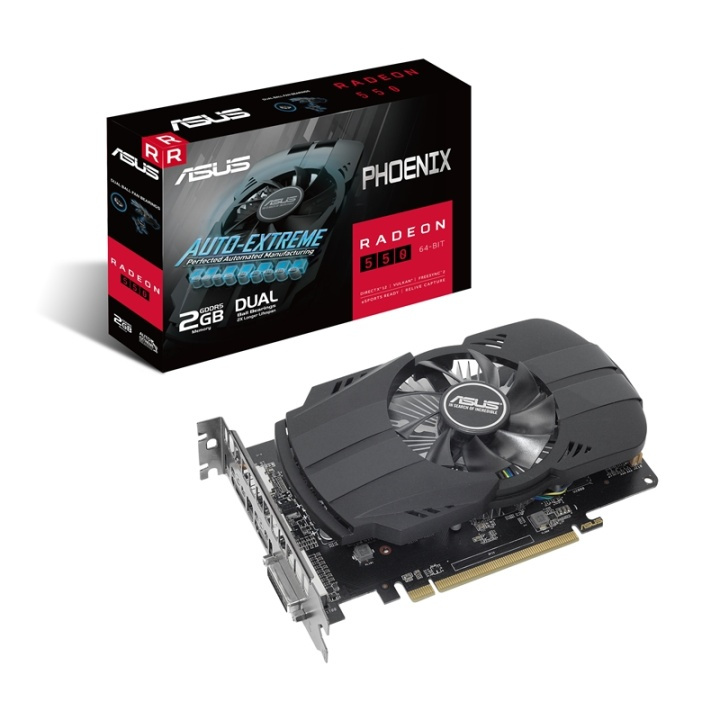 ASUS PH-550-2G AMD Radeon RX 550 2 GB GDDR5 i gruppen DATORER & KRINGUTRUSTNING / Datorkomponenter / Grafikkort hos TP E-commerce Nordic AB (A14760)