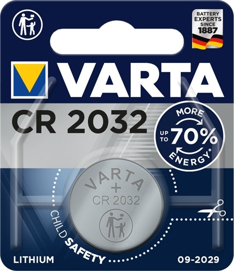 Varta CR2032 Engångsbatteri Litium i gruppen HEMELEKTRONIK / Batterier & Laddare / Batterier / Knappcell hos TP E-commerce Nordic AB (A14799)