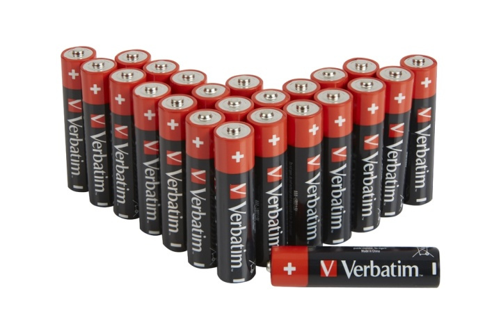 Verbatim Standardbatterier 24 x AAA / LR03 alkaliskt i gruppen HEMELEKTRONIK / Batterier & Laddare / Batterier / AAA hos TP E-commerce Nordic AB (A14806)