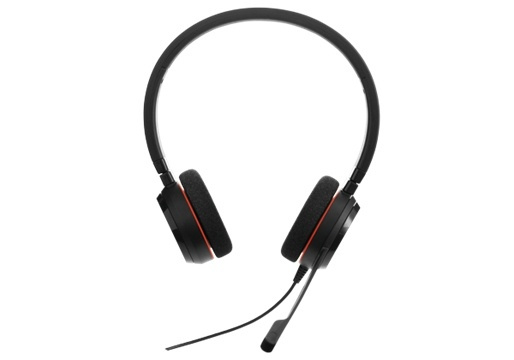 Jabra Evolve 20 MS Stereo Headset Huvudband USB Type-A Svart i gruppen DATORER & KRINGUTRUSTNING / Datortillbehör / Headset hos TP E-commerce Nordic AB (A14845)