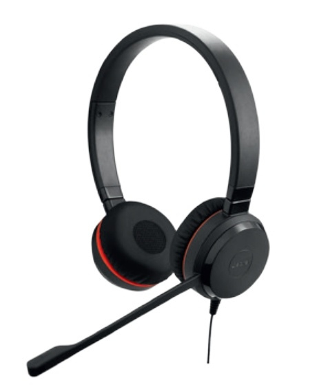 Jabra Evolve 20SE MS Stereo Headset Huvudband Svart i gruppen DATORER & KRINGUTRUSTNING / Gaming / Headset hos TP E-commerce Nordic AB (A14849)