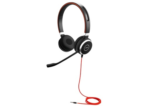 Jabra EVOLVE 40 Stereo Headset Huvudband Svart i gruppen DATORER & KRINGUTRUSTNING / Datortillbehör / Headset hos TP E-commerce Nordic AB (A14857)