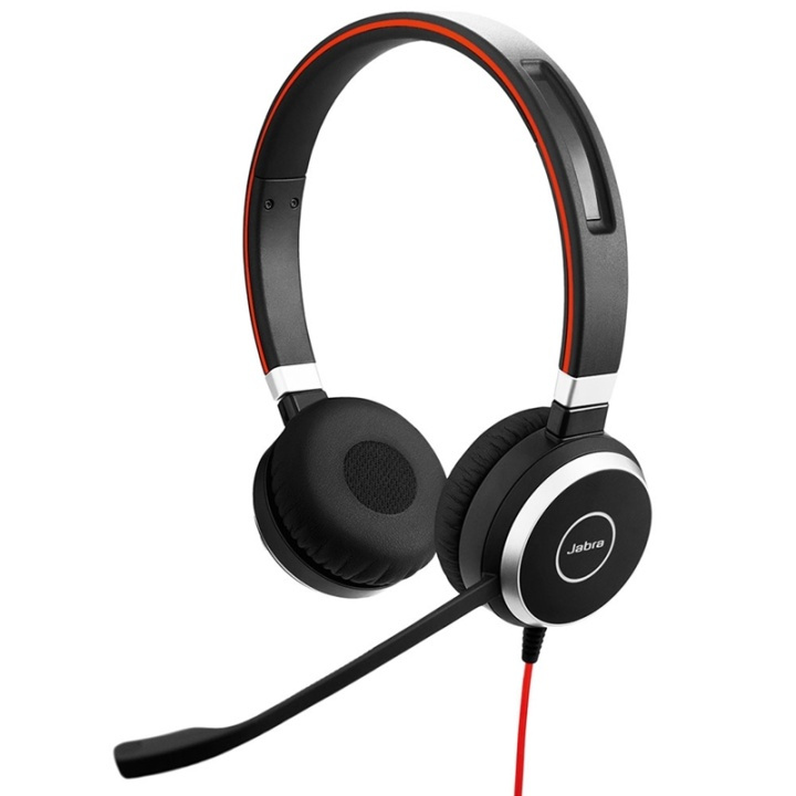 Jabra Evolve 40 UC Stereo Headset Huvudband Svart i gruppen DATORER & KRINGUTRUSTNING / Datortillbehör / Headset hos TP E-commerce Nordic AB (A14858)