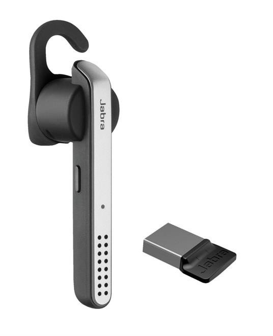 Jabra Stealth UC Headset I öra Micro-USB Bluetooth Svart, Grå, Silver i gruppen SMARTPHONE & SURFPLATTOR / Övriga tillbehör / Bilhandsfree hos TP E-commerce Nordic AB (A14861)