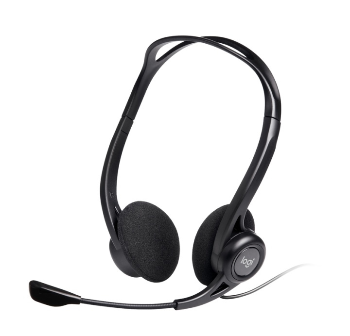 Logitech 960 USB Headset Huvudband Svart i gruppen DATORER & KRINGUTRUSTNING / Datortillbehör / Headset hos TP E-commerce Nordic AB (A14866)