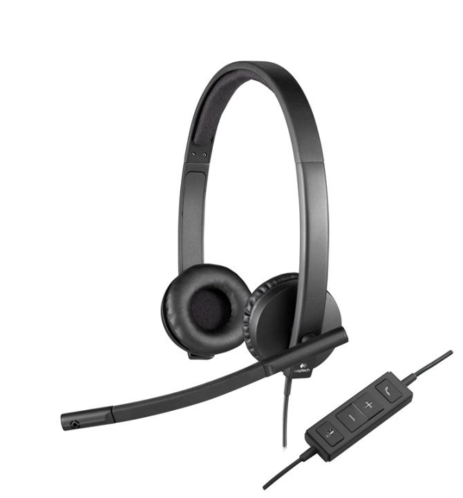 Logitech H570e Headset Huvudband Svart i gruppen DATORER & KRINGUTRUSTNING / Datortillbehör / Headset hos TP E-commerce Nordic AB (A14875)
