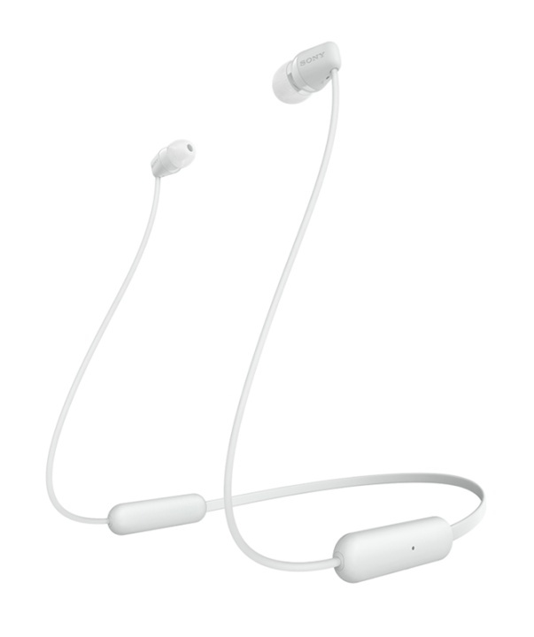 Sony WI-C200 Headset I öra, Hals-band Bluetooth Vit i gruppen HEMELEKTRONIK / Ljud & Bild / Hörlurar & Tillbehör / Hörlurar hos TP E-commerce Nordic AB (A14899)