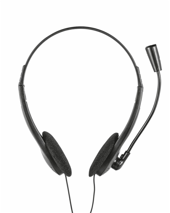 Trust 21665 hörlur och headset I öra 3,5 mm kontakt Svart i gruppen DATORER & KRINGUTRUSTNING / Datortillbehör / Headset hos TP E-commerce Nordic AB (A14906)