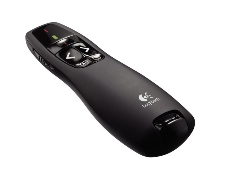 Logitech Wireless Presenter R400 USB Svart i gruppen DATORER & KRINGUTRUSTNING / Datortillbehör / Övrigt hos TP E-commerce Nordic AB (A14913)