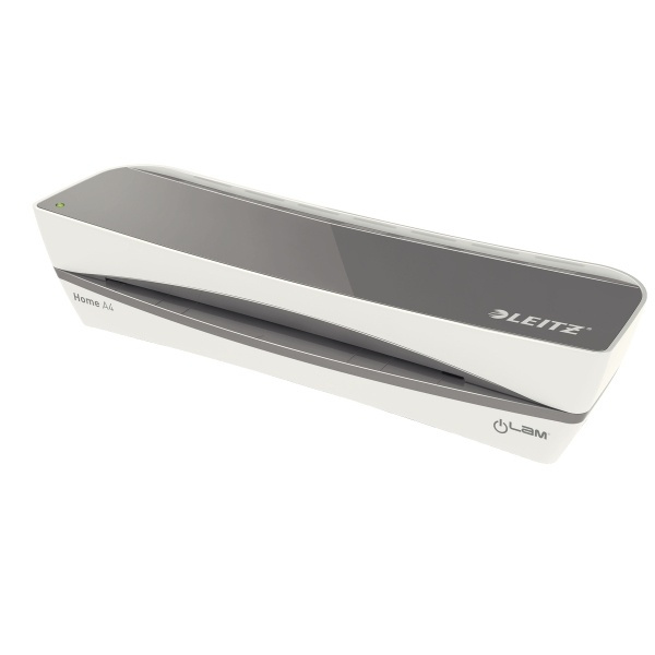 Leitz iLAM Laminator Home A4 Lamineringsmaskin för termisk laminering Grå, Vit i gruppen DATORER & KRINGUTRUSTNING / Skrivare & Tillbehör / Lamineringsmaskiner & Tillbehör / Lamineringsmaskiner hos TP E-commerce Nordic AB (A15023)
