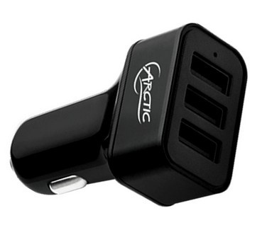 ARCTIC Car Charger 7200 Svart Automatisk i gruppen SMARTPHONE & SURFPLATTOR / Laddare & Kablar / Billaddare / Billaddare USB hos TP E-commerce Nordic AB (A15039)