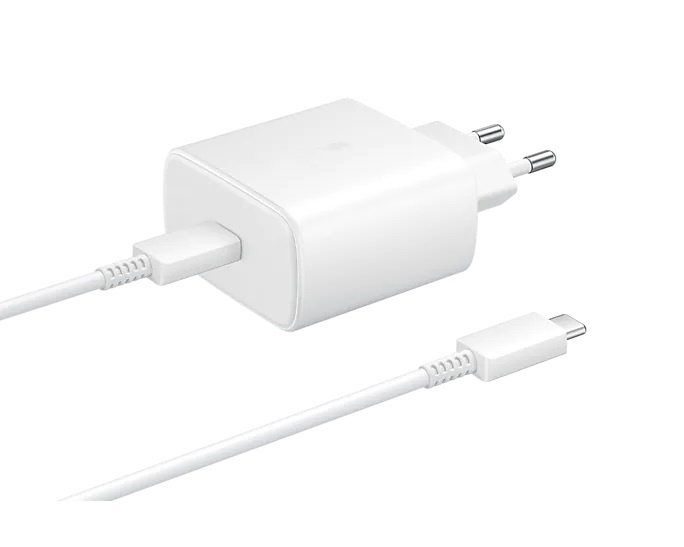Samsung EP-TA845 Snabbladdare PD 3.0 45W med kabel 1 m, Vit i gruppen SMARTPHONE & SURFPLATTOR / Laddare & Kablar / Väggladdare / Väggladdare Typ C hos TP E-commerce Nordic AB (A15056)