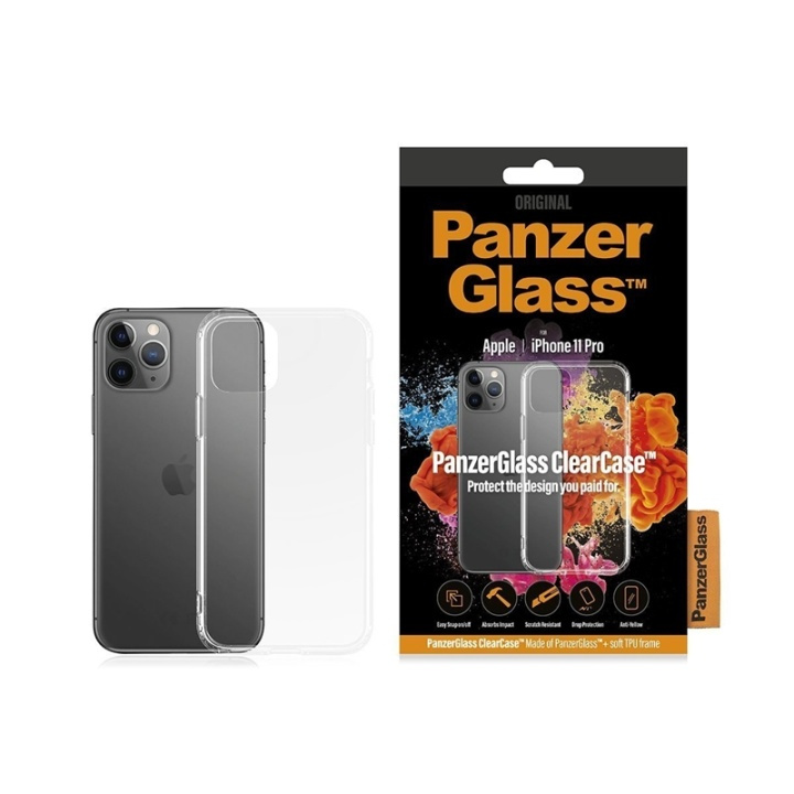 PanzerGlass Mobilskal till iPhone 11 Pro, Transparent i gruppen SMARTPHONE & SURFPLATTOR / Mobilskydd / Apple / iPhone 11 Pro / Skal hos TP E-commerce Nordic AB (A15073)