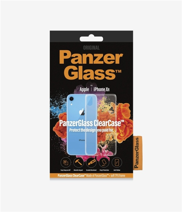 PanzerGlass Mobilskal till iPhone XR, Transparent i gruppen SMARTPHONE & SURFPLATTOR / Mobilskydd / Apple / iPhone XR / Skärmskydd hos TP E-commerce Nordic AB (A15076)