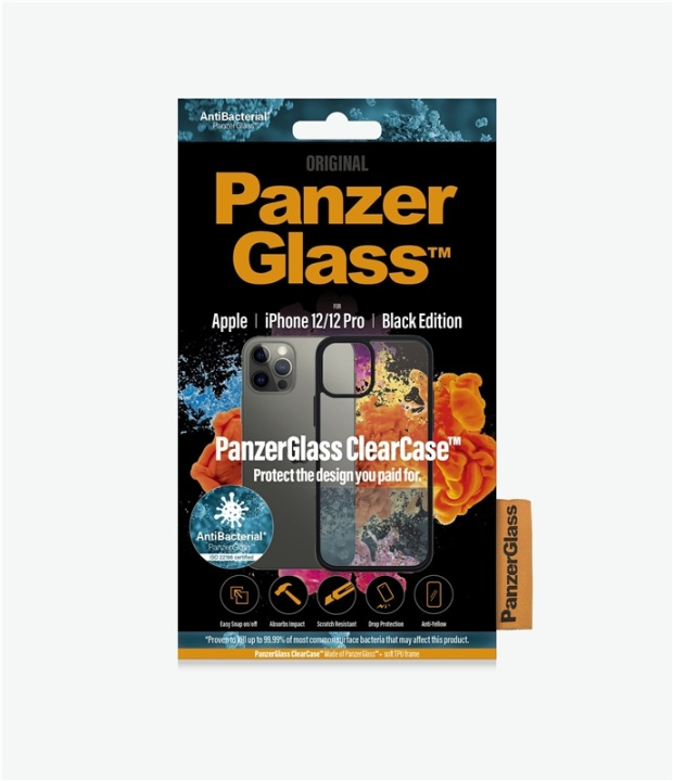 PanzerGlass 0252 Skal iPhone 12/12 Pro, Transparent i gruppen SMARTPHONE & SURFPLATTOR / Mobilskydd / Apple / iPhone 12/12 Pro hos TP E-commerce Nordic AB (A15080)