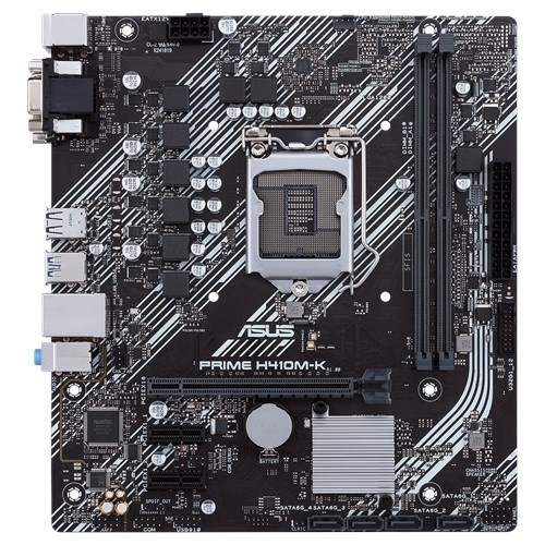 ASUS PRIME H410M-K Intel H410 LGA 1200 micro ATX i gruppen DATORER & KRINGUTRUSTNING / Datorkomponenter / Moderkort hos TP E-commerce Nordic AB (A15146)