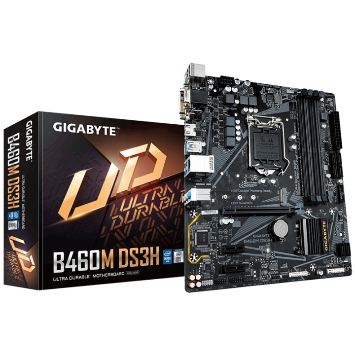 Gigabyte B460M DS3H moderkort Intel B460 Express LGA 1200 micro ATX i gruppen DATORER & KRINGUTRUSTNING / Datorkomponenter / Moderkort hos TP E-commerce Nordic AB (A15156)