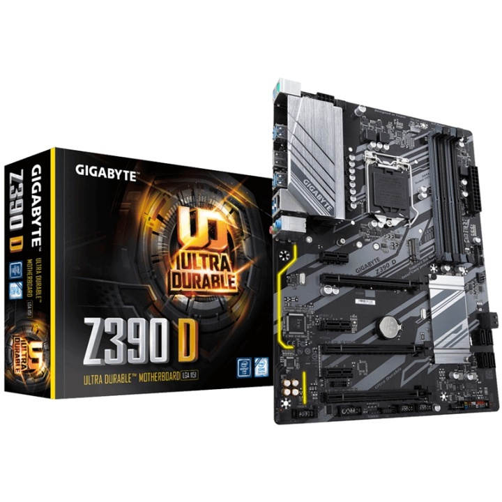 Gigabyte Z390 D moderkort Intel Z390 Express LGA 1151 (uttag H4) ATX i gruppen DATORER & KRINGUTRUSTNING / Datorkomponenter / Moderkort hos TP E-commerce Nordic AB (A15165)