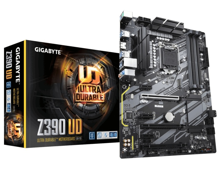 Gigabyte Z390 UD moderkort Intel Z390 LGA 1151 (uttag H4) ATX i gruppen DATORER & KRINGUTRUSTNING / Datorkomponenter / Moderkort hos TP E-commerce Nordic AB (A15167)