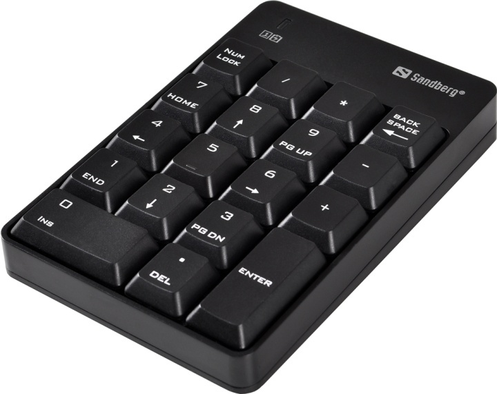 Sandberg Wireless Numeric Keypad 2 i gruppen DATORER & KRINGUTRUSTNING / Möss & Tangentbord / Tangentbord / Trådlösa hos TP E-commerce Nordic AB (A15199)