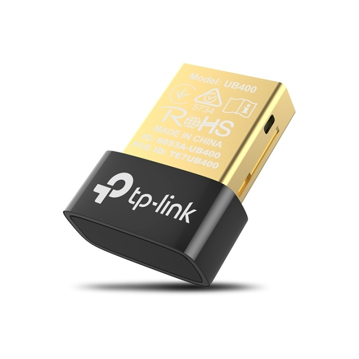 TP-Link UB400 Bluetooth 4.0 Adapter Nano (svart) i gruppen DATORER & KRINGUTRUSTNING / Datortillbehör / Bluetooth-adaptrar hos TP E-commerce Nordic AB (A15265)