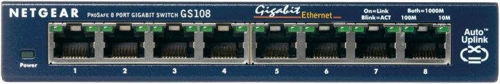 Netgear ProSafe 8-Port Gigabit Desktop Switch Ohanterad i gruppen DATORER & KRINGUTRUSTNING / Nätverk / Switchar / 10/100/1000Mbps hos TP E-commerce Nordic AB (A15270)