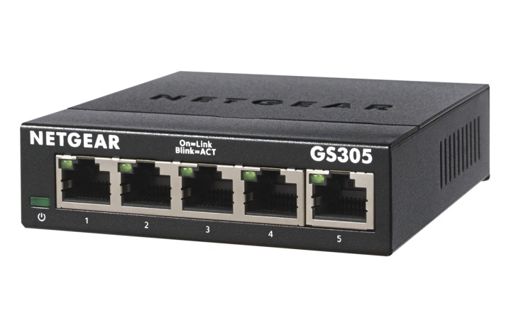 Netgear GS305-300PES nätverksswitchar Ohanterad L2 Gigabit Ethernet (10/100/1000 i gruppen DATORER & KRINGUTRUSTNING / Nätverk / Switchar / 10/100/1000Mbps hos TP E-commerce Nordic AB (A15274)