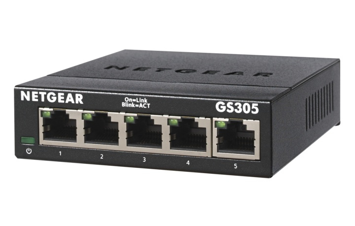 Netgear GS305-300PES nätverksswitchar Ohanterad L2 Gigabit Ethernet (10/100/1000 i gruppen DATORER & KRINGUTRUSTNING / Nätverk / Switchar hos TP E-commerce Nordic AB (A15274)