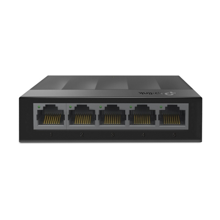 TP-LINK LS1005G Ohanterad Gigabit Ethernet (10/100/1000) Svart i gruppen DATORER & KRINGUTRUSTNING / Nätverk / Switchar hos TP E-commerce Nordic AB (A15282)