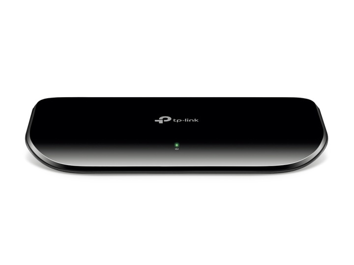TP-LINK TL-SG1008D Ohanterad Gigabit Ethernet (10/100/1000) Svart i gruppen DATORER & KRINGUTRUSTNING / Nätverk / Switchar hos TP E-commerce Nordic AB (A15289)