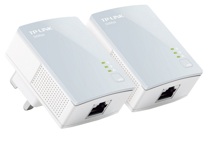 TP-LINK PA411KIT 500 Mbit/s Nätverksansluten (Ethernet) Vit 2 styck i gruppen DATORER & KRINGUTRUSTNING / Nätverk / Homeplug/Powerline hos TP E-commerce Nordic AB (A15346)