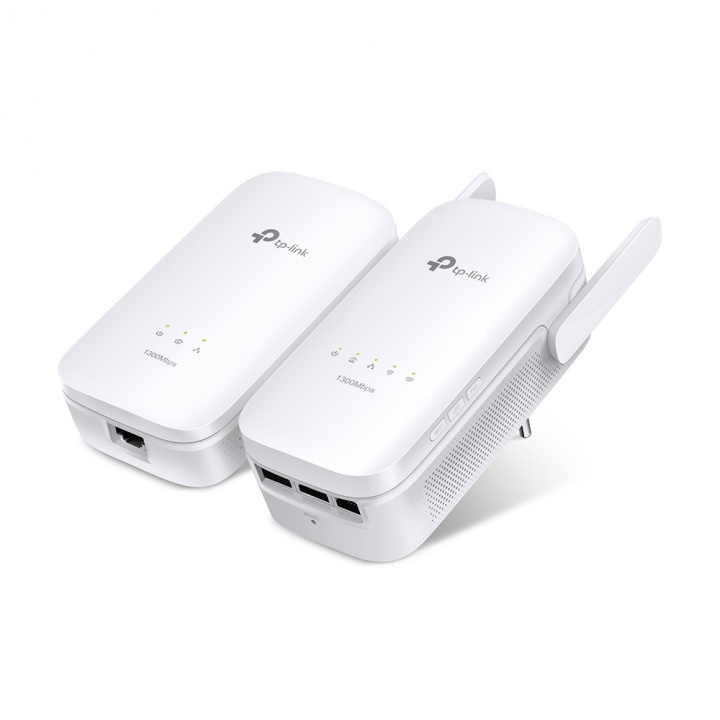 TP-LINK TL-WPA8630P KIT 1200 Mbit/s Nätverksansluten (Ethernet) Wi-Fi Vit 2 styc i gruppen DATORER & KRINGUTRUSTNING / Nätverk / Homeplug/Powerline hos TP E-commerce Nordic AB (A15350)