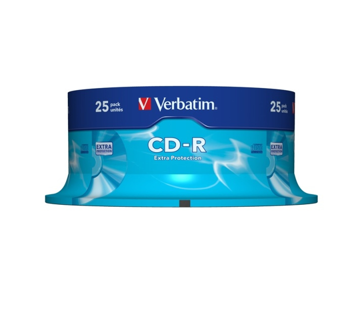 Verbatim CD-R Extra Protection 700 MB 25 styck i gruppen HEMELEKTRONIK / Lagringsmedia / CD/DVD/BD-skivor / CD-R hos TP E-commerce Nordic AB (A15421)