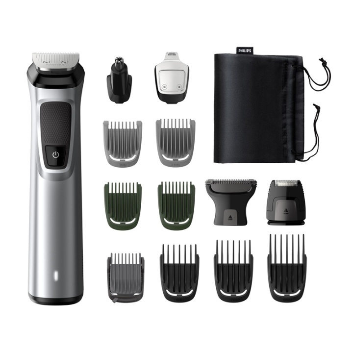 Philips MULTIGROOM Series 7000 14 verktyg, 14-i-1, ansikte, hår och kropp i gruppen SKÖNHET & HÄLSA / Hår & Styling / Rakning & Trimning / Hårtrimmers hos TP E-commerce Nordic AB (A15429)