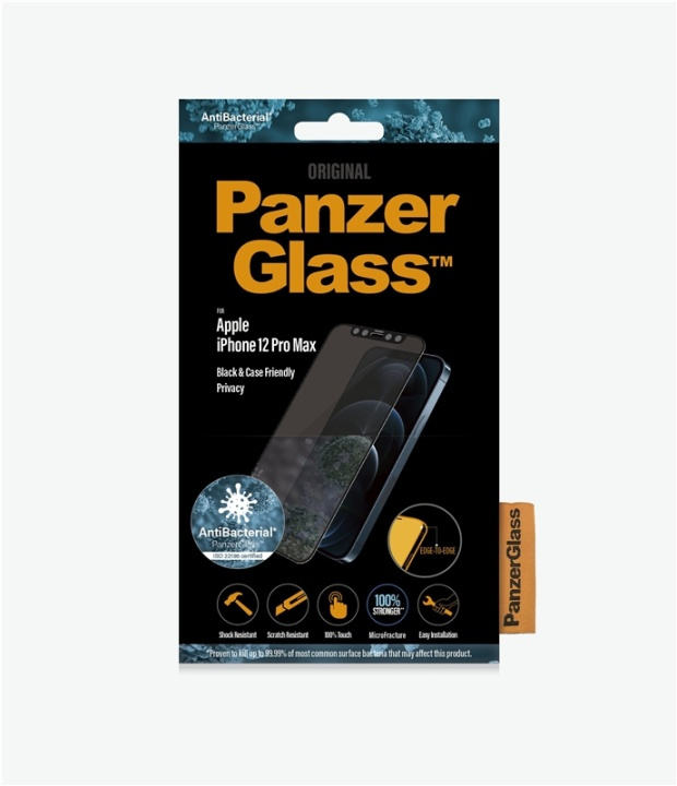 PanzerGlass P2712 Skärmskydd iPhone 12 Pro Max i gruppen SMARTPHONE & SURFPLATTOR / Mobilskydd / Apple / iPhone 12 Pro Max / Skärmskydd hos TP E-commerce Nordic AB (A15471)